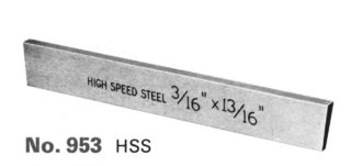 High Speed Steel (Catl No 953)